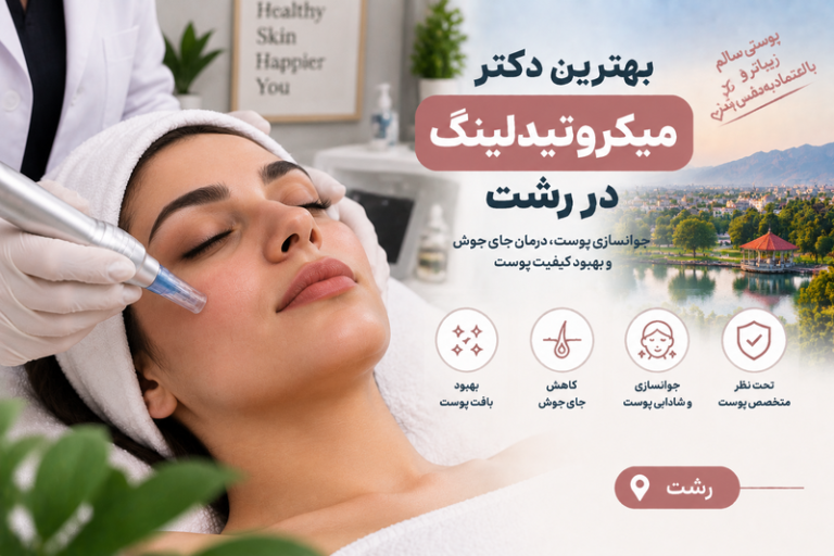بهترین دکتر میکرونیدلینگ در رشت؛ معرفی متخصصان جوانسازی پوست و درمان جای جوش