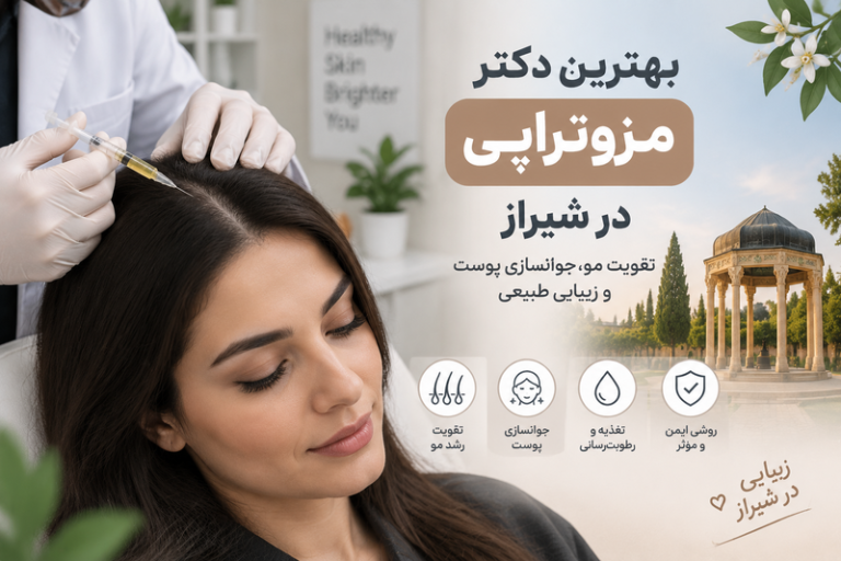 بهترین دکتر مزوتراپی در شیراز؛ معرفی متخصصان تقویت پوست و درمان ریزش مو