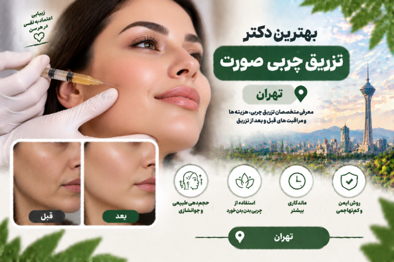 بهترین دکتر تزریق چربی صورت در تهران؛ معرفی متخصصان جوانسازی و حجم‌دهی طبیعی صورت